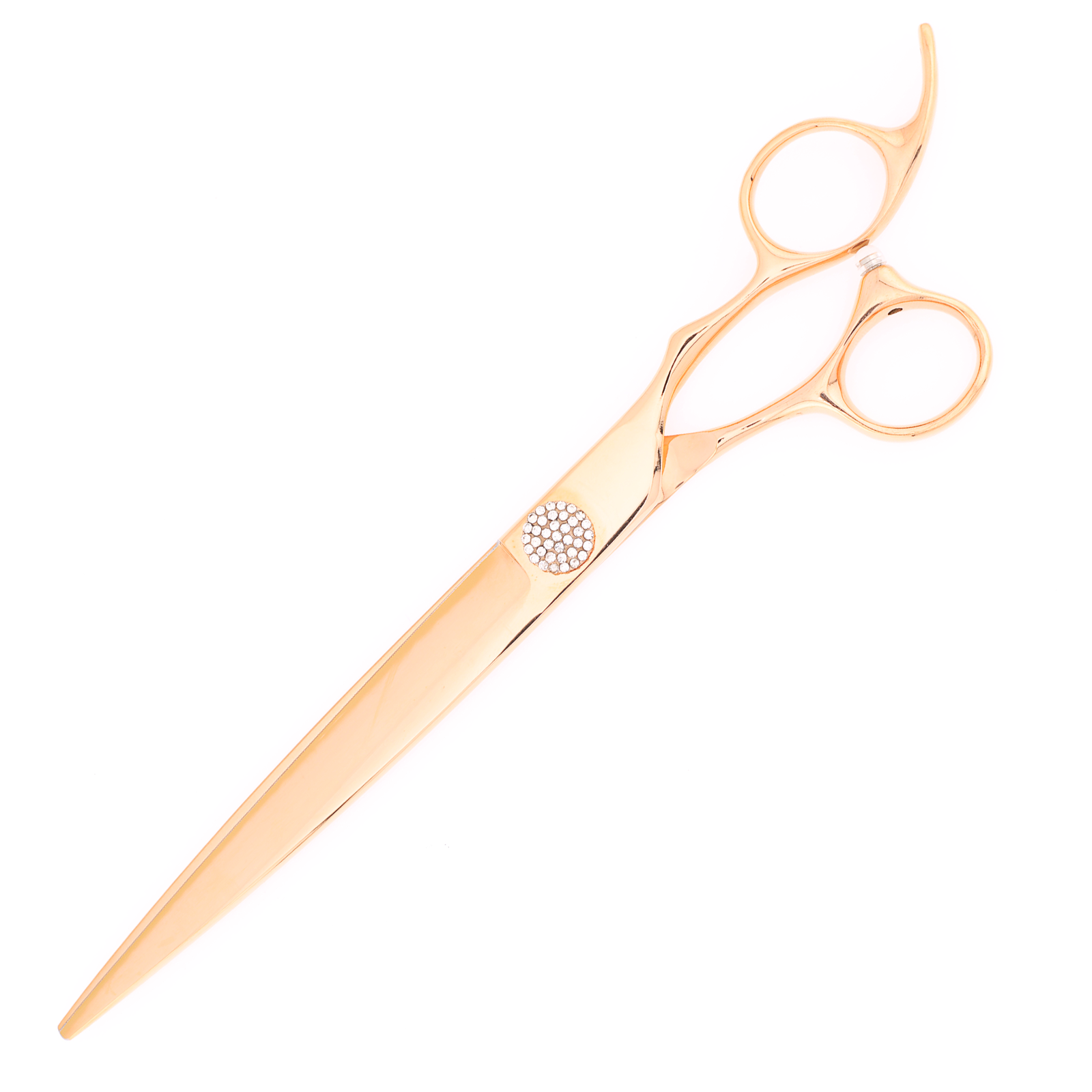 Titan Shears - Straight Rose Gold 440C Convex RH OFF 8" image 1